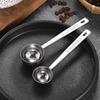 Stainless Steel Coffee Measuring Scoop Food Grade Multi Use Precise Markings for Home Baking Spice Measuring Use