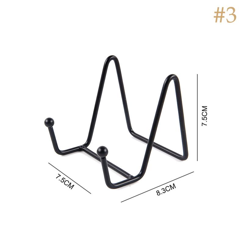 Iron Art Magazine Display Stand Foldable Dish Rack Plate Bowl Photo Frame Book Stand for Compact Spaces 3