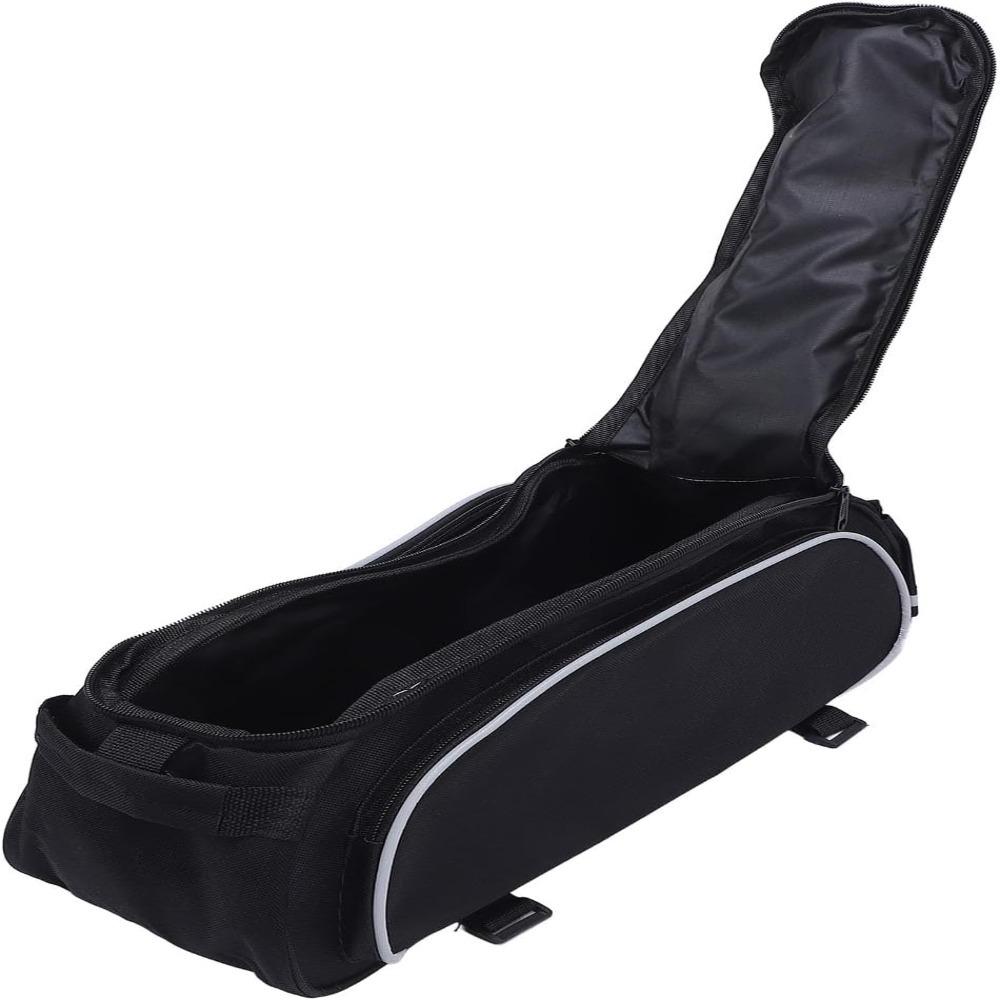 With Shoulder Strap Bike Trunk Bag 600D Polyester Bicycle Trunk Bag Rear Carrier Bag  Bike Travel