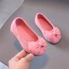 Children's Leather Shoes Sweet Chic Bowknot Ballet Flats for Girls Fashion Soft Versatile Kids Causal Princess Loafers Elegant