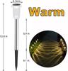 Waterproof Solar Lawn Lights Outdoor Stainless Steel Garden Yard Walkway Lawn Decor Night Lights Landscape Lighting