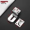 304 Stainless Steel Anti-theft Lock Plate for Cabinets and Drawers, Thickened 2.0, Old-fashioned Style Door Hasp and Staple Padlock.