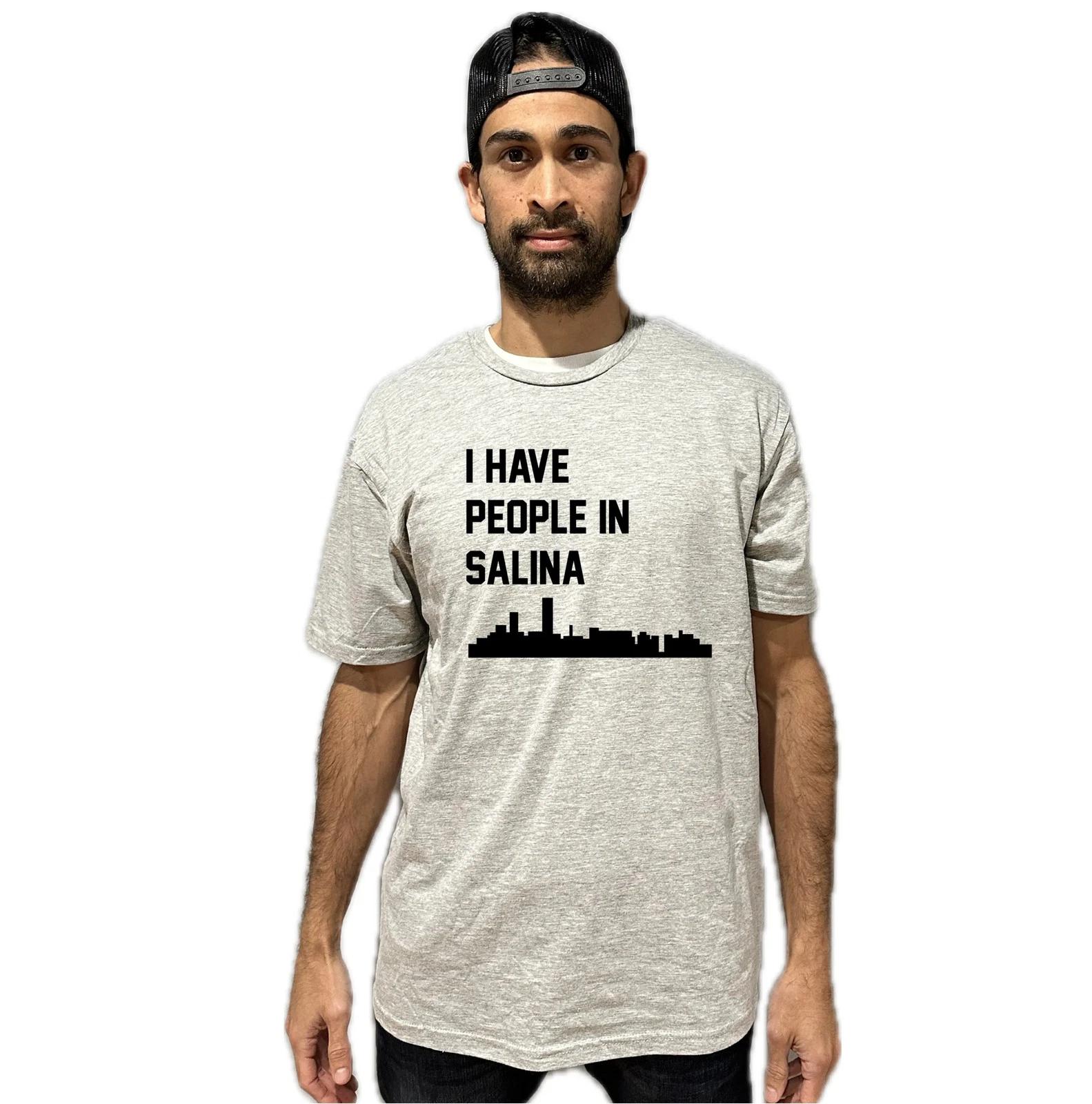 I Have People In Salina Kansas Skyline T-Shirt S