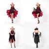 Halloween Vampire Queen Costume For Stage Performances With Polyester Fabric For Women