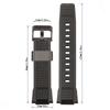 Resin Strap Suitable for Casio MTG-B3000 MTG-B3000D Watch Band MTG-B3000B Men's  Replacement Wristband