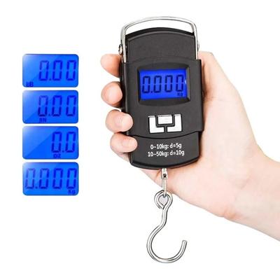 55kg/10g Bilancia Digitale Elettronica Portatile Doppia Precisione Gancio Appeso Bilancia Digitale Mini Bilancia Tascabile Gadget da Cucina