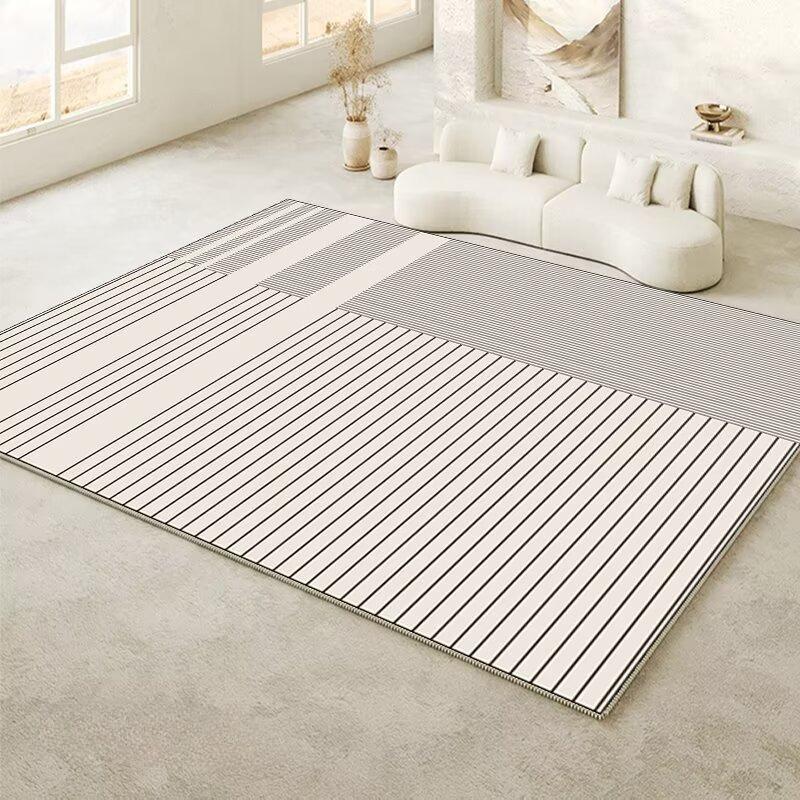 Simple Light Luxury Carpet Home Decorate Living Room Bedroom bedside Rugs Balcony non-slip customizable study Floor Mat washable