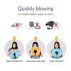 1PC U-shaped Travel Pillow Portable Lazy Inflatable Neck Cervical Support Short Plush Office Sleep Essentials