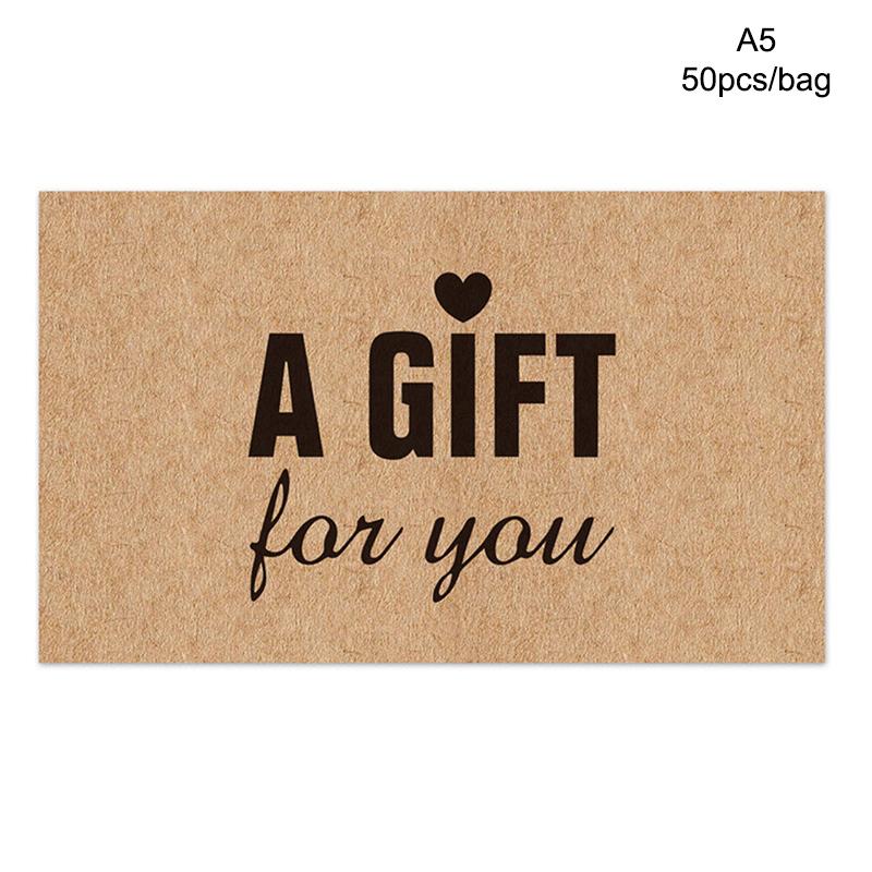 50/100/500ST Tack för din beställning Affärskort Shopping Köp Tack Hälsningskort Uppskattningskort För Små Företag