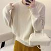 Women's Korean Thick Cashmere Round Neck Knit Sweater - Loose Fit