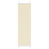 Cream Pleated Blind 55X200 Cm Fabric Width 54.4Cm