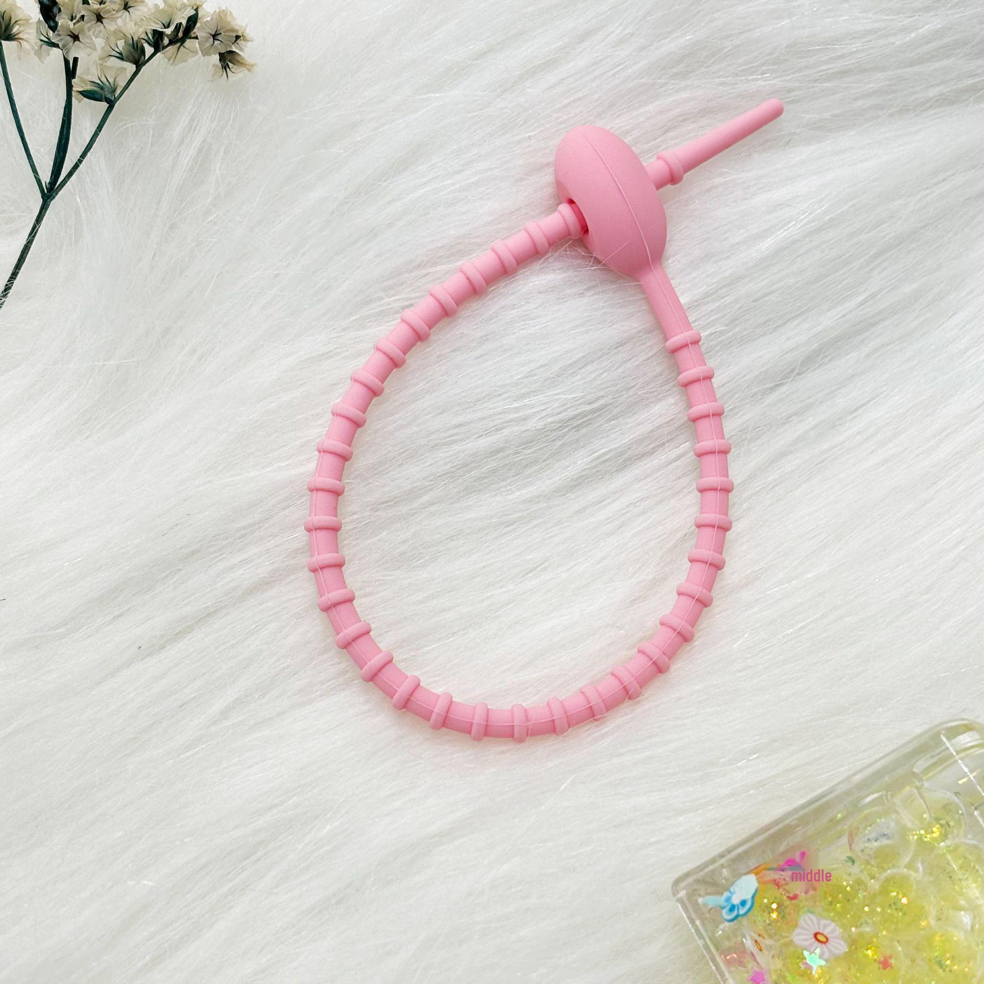 

Силиконовый брелок для стяжки кабеля, кулон, DIY-аксессуар