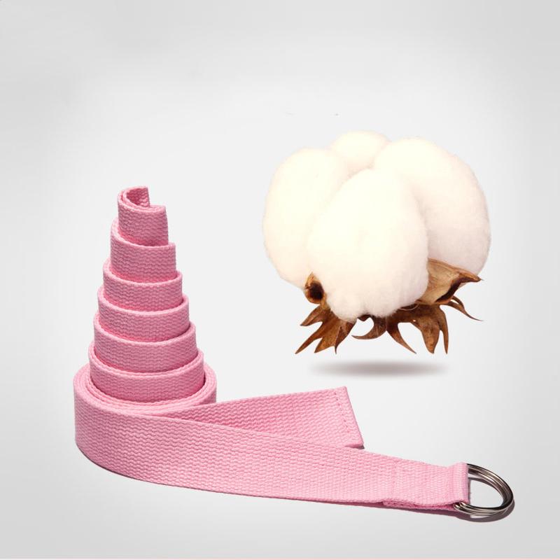 Exercise Gym Yoga Pilates Stretch Strap D-Ring Belt Waist Leg Exercise Training Equipment Pull Rope Yoga Belts Fitness Unisex