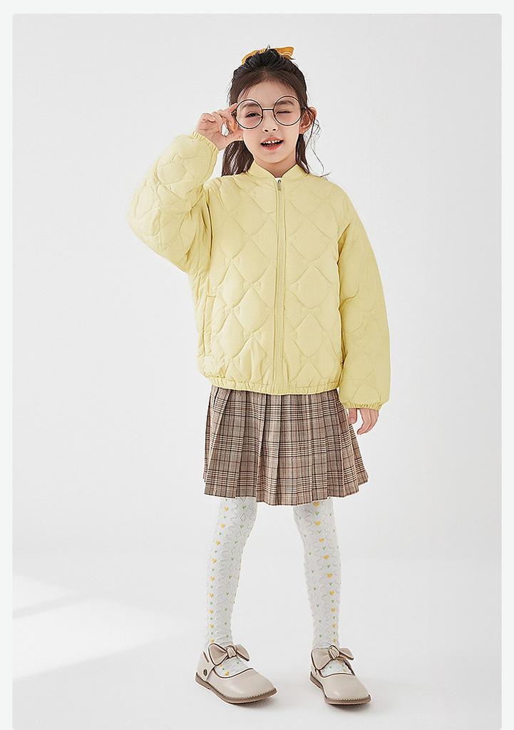 Vitality Bow Baseball Jacket - Girls' Winter Cotton Jacket