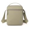Nylon Crossbody Bag with Top Handle and Multiple Zipper Pockets for Daily Use Men Women