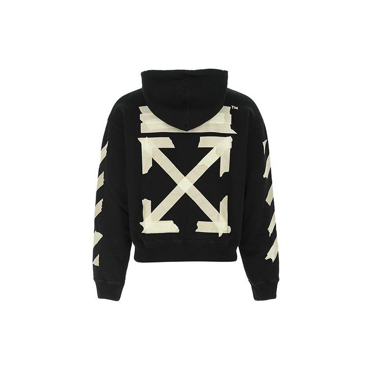 OFF WHITE Tape Diag Arrows Hoodie OMBB037R20E300021048