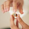 Adjustable High-End Vintage Gem Crystal Ring