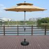2.7m Outdoor Double-Top Patio Sun Umbrella