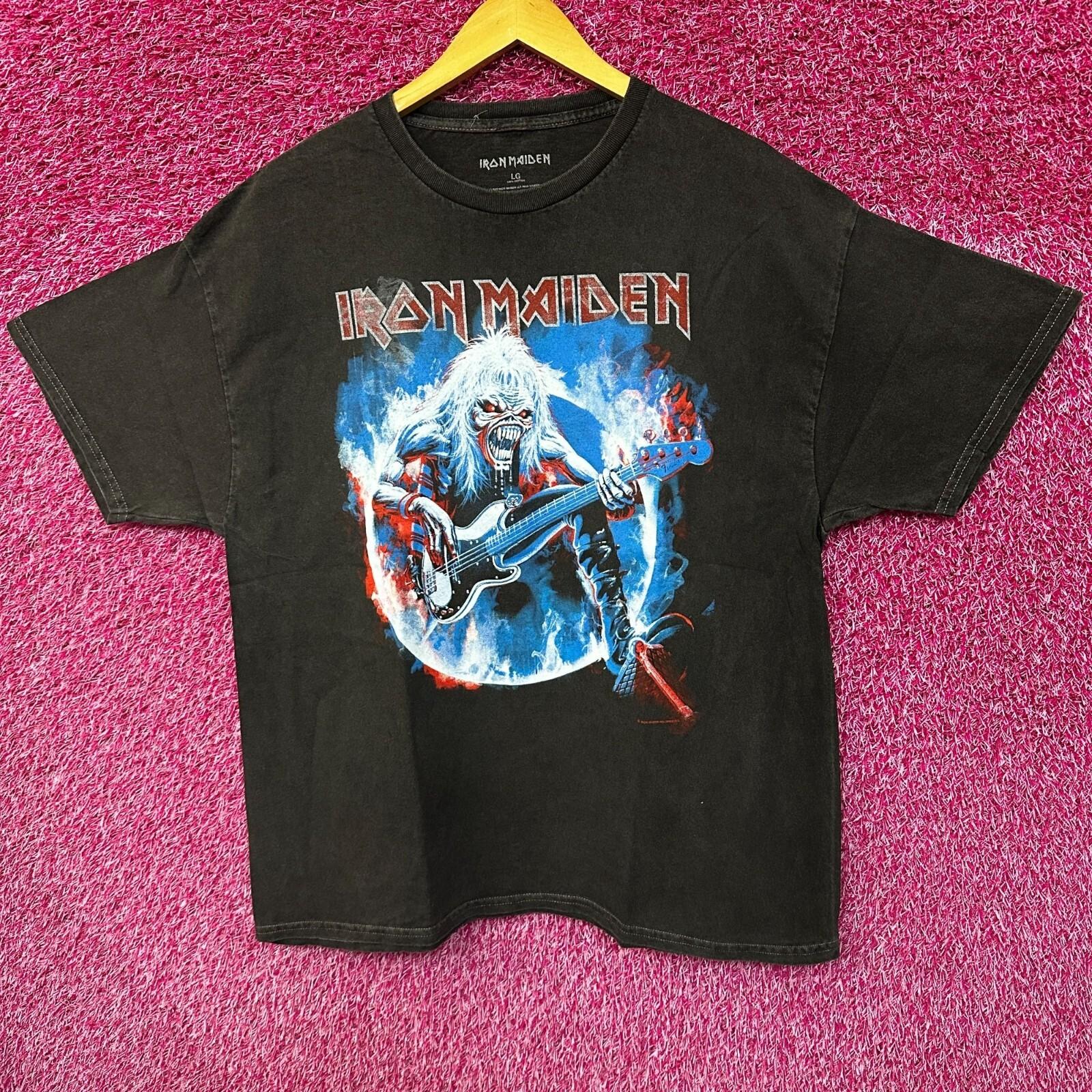 

Iron Maiden Eddie Rock Mineral wash Rock Tshirt size Large M