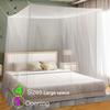 Sexy Mosquito Nets Palace Four Door King/Queen Double Size Home Single Beds Prevent Insect Outdoor Square Grace White Canopy Net