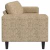 Living Room Sofa Light Grey 250 x 77 x 76 cm