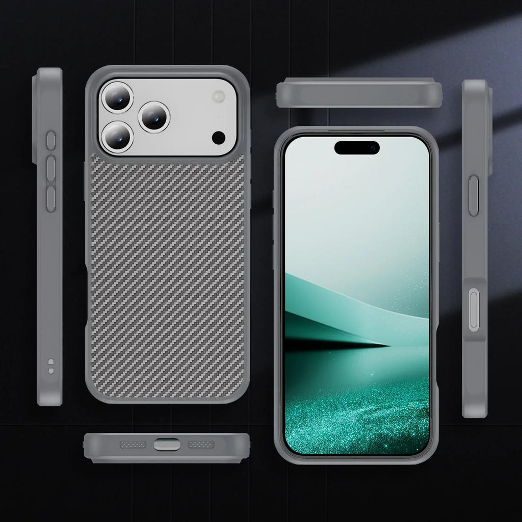 for iphone17 Luxury Carbon Fiber Drop Protection Coque Case for Iphone 17 Pro Max 16 Plus 17 Air Pro Iphone17 Iphone16