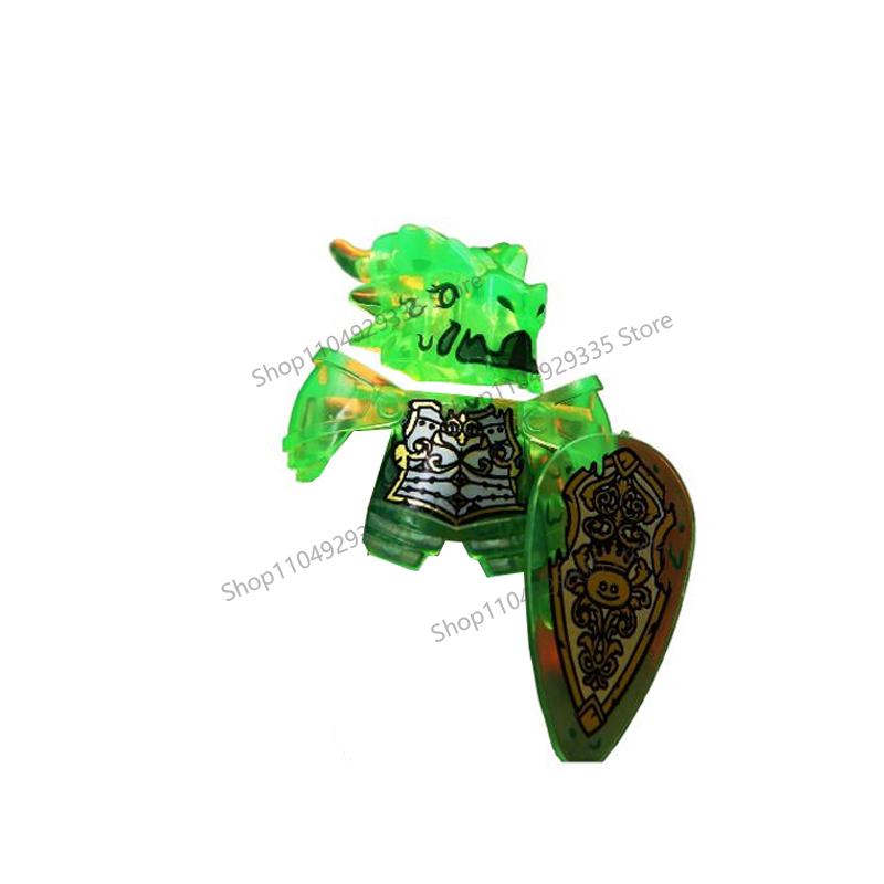 

QQ04-11 Середньовічні лицарі Будівельні блоки Лицарі Дракона Верховий дракон Фігурки Аксесуари Ігрова модель Збірна Цегляна іграшка