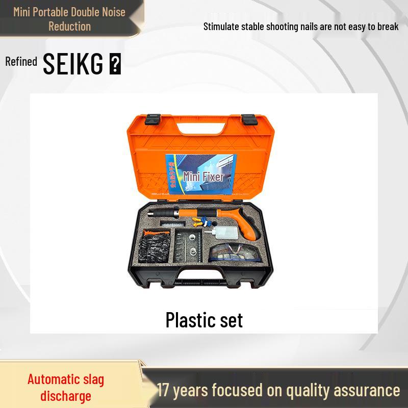 Jingyigong Mini Silencer Nail Gun for Ceiling and Wall Fixings