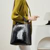 Kožené dámske tašky jeseň nové kabelky krokodília koža ramenné dochádzkové tašky dámske tašky móda