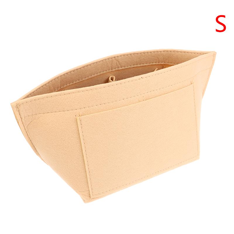 Felt Insert Lining Cosmetic Bag Purse Organizer Insert For Handbags Support Liner Felt Bag Organizer For Purse Tote Bag Insert