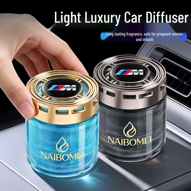 Car Air Freshener for BMW 1, 3, 5, 6, 7 Series & X1-X6 Models - Solid Perfume Cup Holder Ornament
