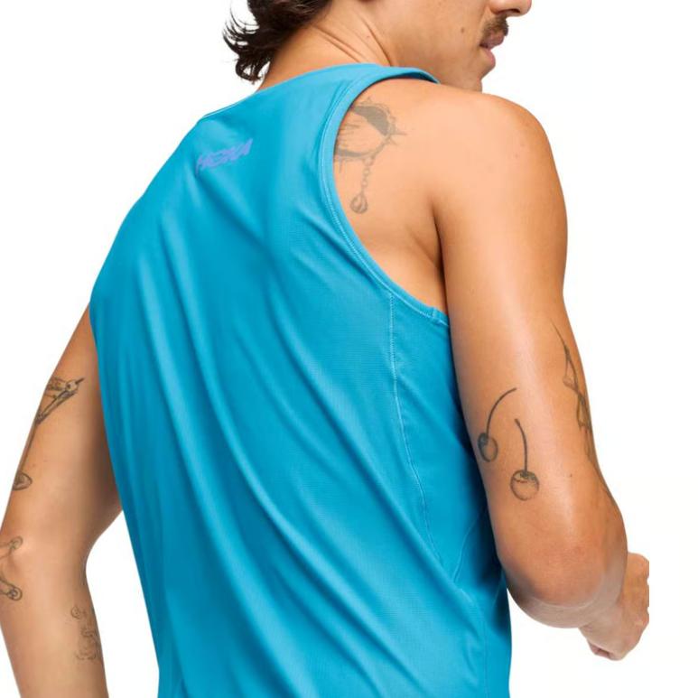 HOKA One One Solid Color Crew Neck Pullover Vest Men Tops 1175770-HKB