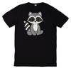 T-Shirt Cute Raccoon Funny Racoon MotifWill Be Opened In a New Window or Tab
