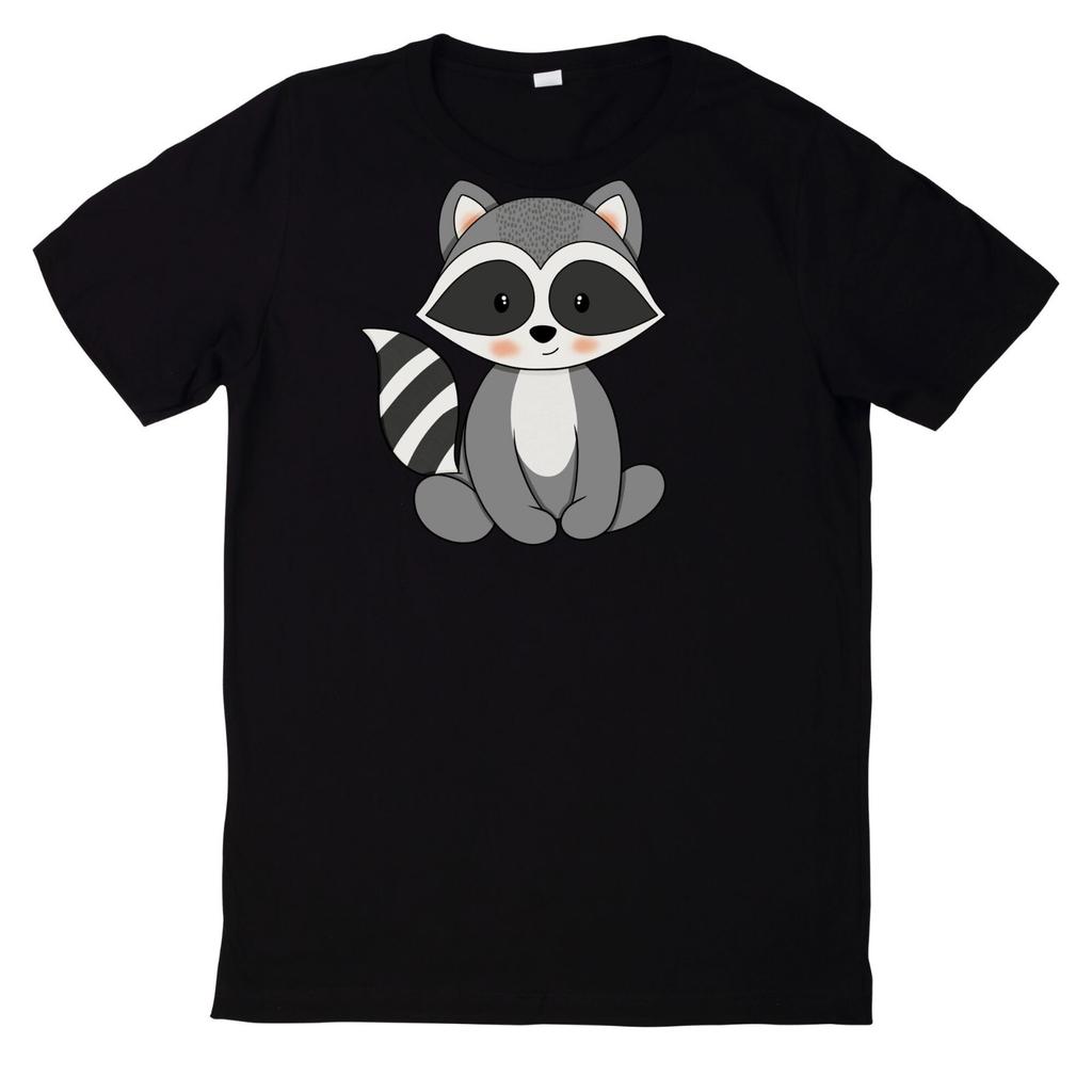 T-Shirt Cute Raccoon Funny Racoon MotifWill Be Opened In a New Window or Tab