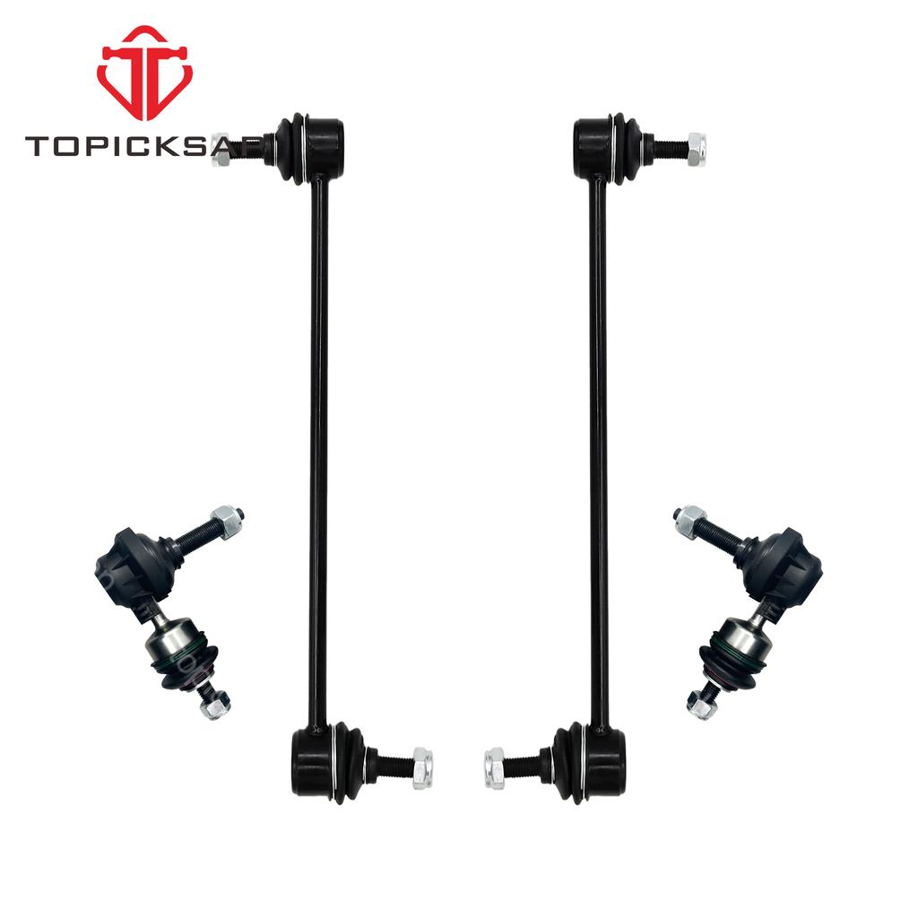 TOPICKSAP 4Pcs Front Rear Stabilizer Sway Bar End Link for Ford Focus C-Max 2013-2018 31340273 CV6Z5K484B