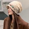 Large Head Circumference Stacked Hat Bohemian Style Beanies Cap Baggy Cap  for Autumn and Winter