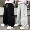 Boys' Straight Leg Wide Leg Casual Pants 2026 New Mid Size Boys' Summer Thin Anti Mosquito Loose Sports Pants