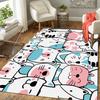 Cozy Cute Cartoon Cat & Animal Print Rug Floor Mat for Living Room or Bedroom Soft and Comfortable Carpet a Gift for Birthday and Holiday.ZFF0913372