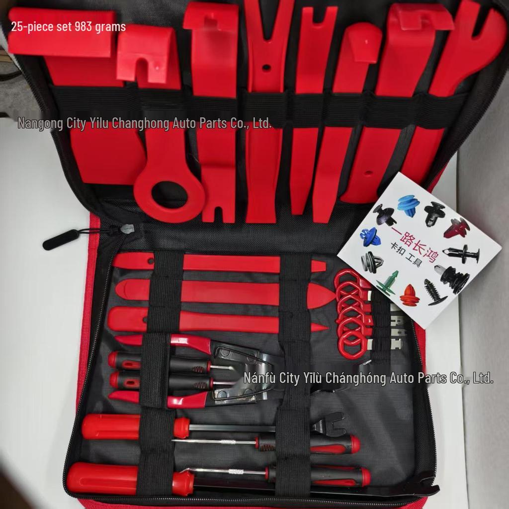 Kit de Levier et Tournevis pour Réparation d'Autoradio – 19/20/25/38/40/439PCS avec Sac à Outils