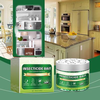 Cockroach Gel Bait, the Perfect Cockroach Control Solution for All Spaces, Long-lasting and Easy To Use, Natural Plant-based Ingredients