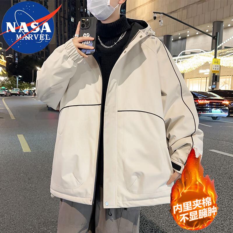 

NASA MARVEL Men s Hooded Padded Winter Jacket 3XL