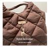 Bambi Tote: Winter 2025 Large Capacity Embroidered Quilted Handbag - Versatile Fashionable Shoulder Bag