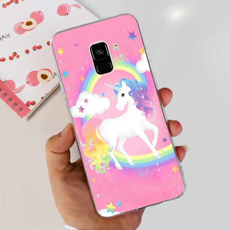 For Samsung Galaxy A8 Plus 2018 Case SM-A730F Luxury Painted Cover Soft Silicone Phone Case For Samsung A8 2018 A530F A8+ Bumper