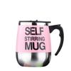 Automatic Mixing Cup Stainless Steel Coffee Blender Portable Lazy Mixer  Coffee Milk