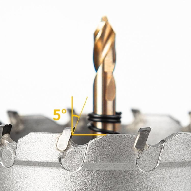 Carbide Hole Cutter Hole Cutter Center Drill for Quick Drilling in Metal and Thick Steel Plates Precise Cutting Tool