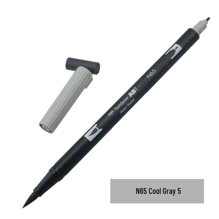 Tombow ABT Warm Color Double-Ended Watercolor Brush Pen for Students