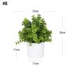 Fake Plant Potted Workspace Table Accessorie Wedding Accessorie Artificial Flower Ornament Household Decoration Room Desktop Decor