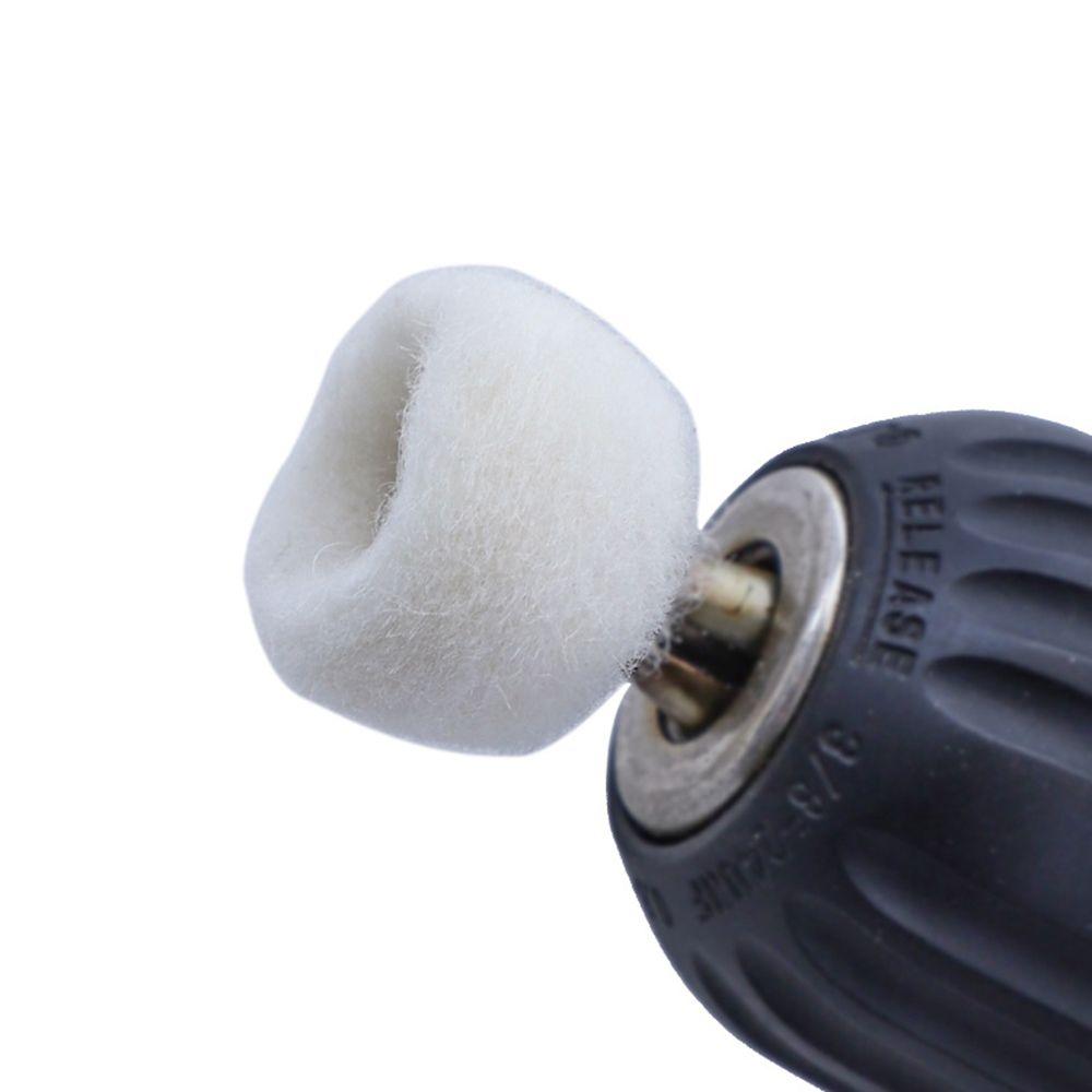 Cotton Thread Mini Abrasive Buffing Wheel Buffer Polishing 3mm Shank Felt Grinding Sanding Head