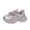 Star with the same ins Korean version of the new dad shoes girl 2025 summer student sports running casual mesh increase