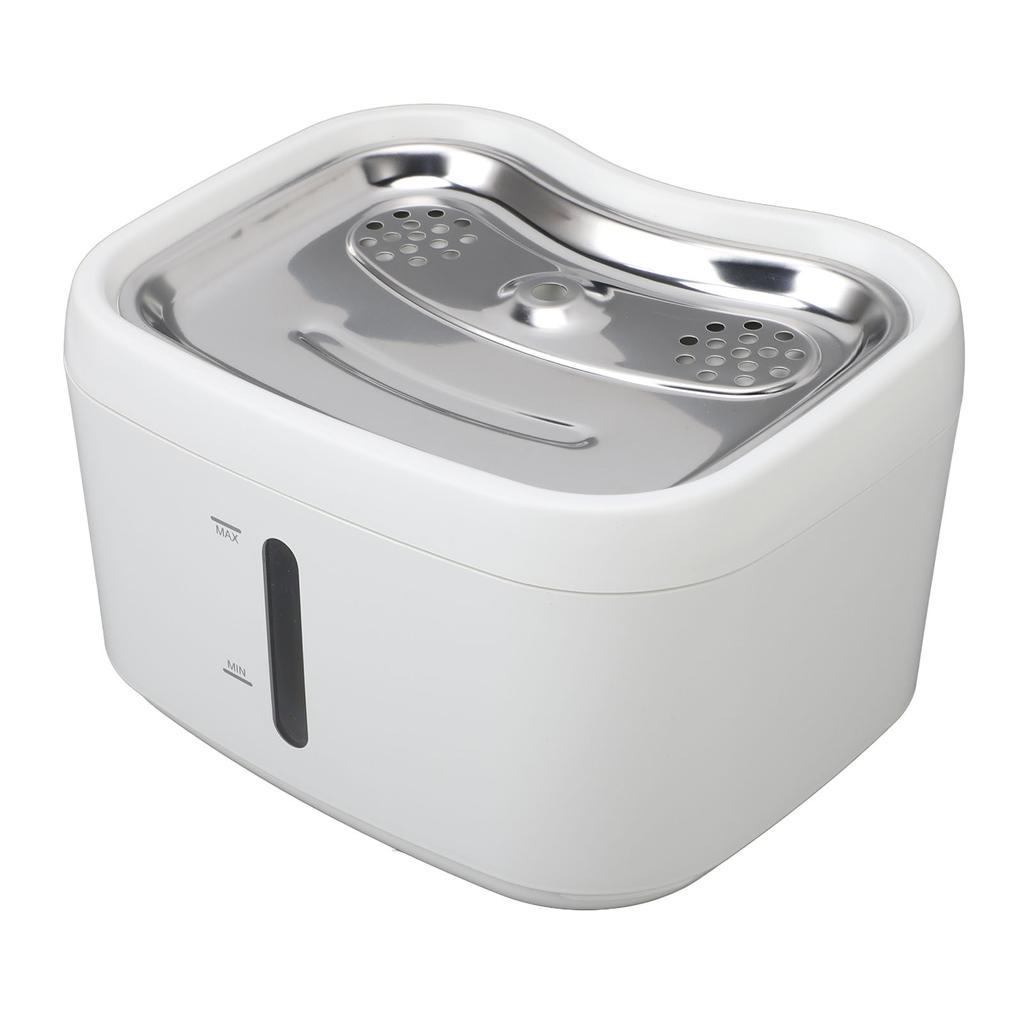 APP Smart Cat Water Fountain Automatic Circulation Indoor Pet Drinking Fountain Stainless Steel Tray